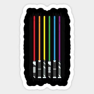 LGBTQ Flag print I Gay Pride Rainbow Sticker